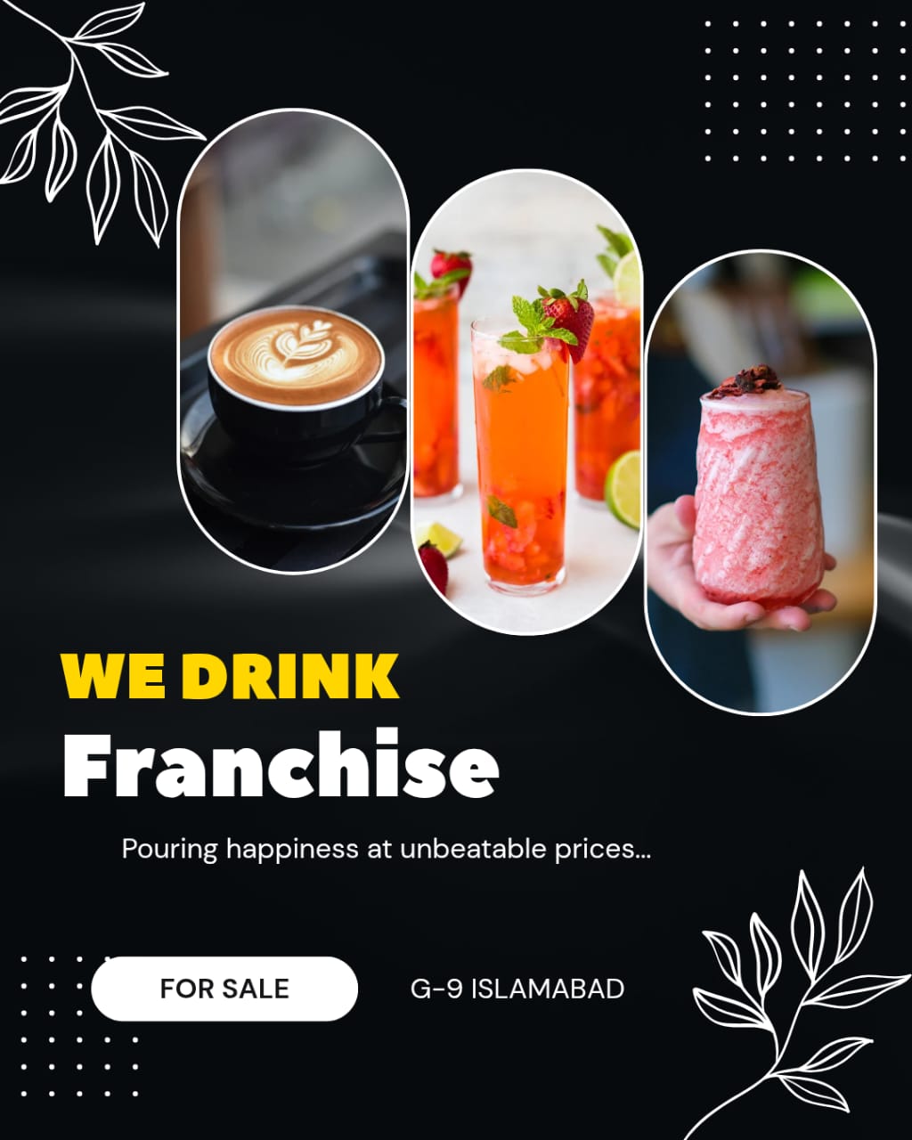 We Drink Franchise for Sale